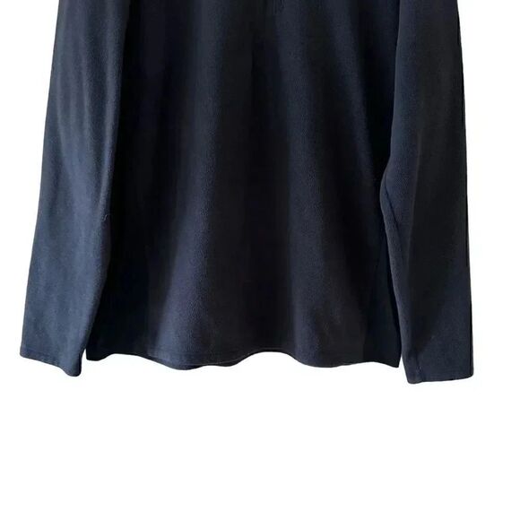 Columbia Fleece Men's 1/2 Zip Long Sleeves Solid Black  Shirt SZ XL #1857 - Picture 3 of 9
